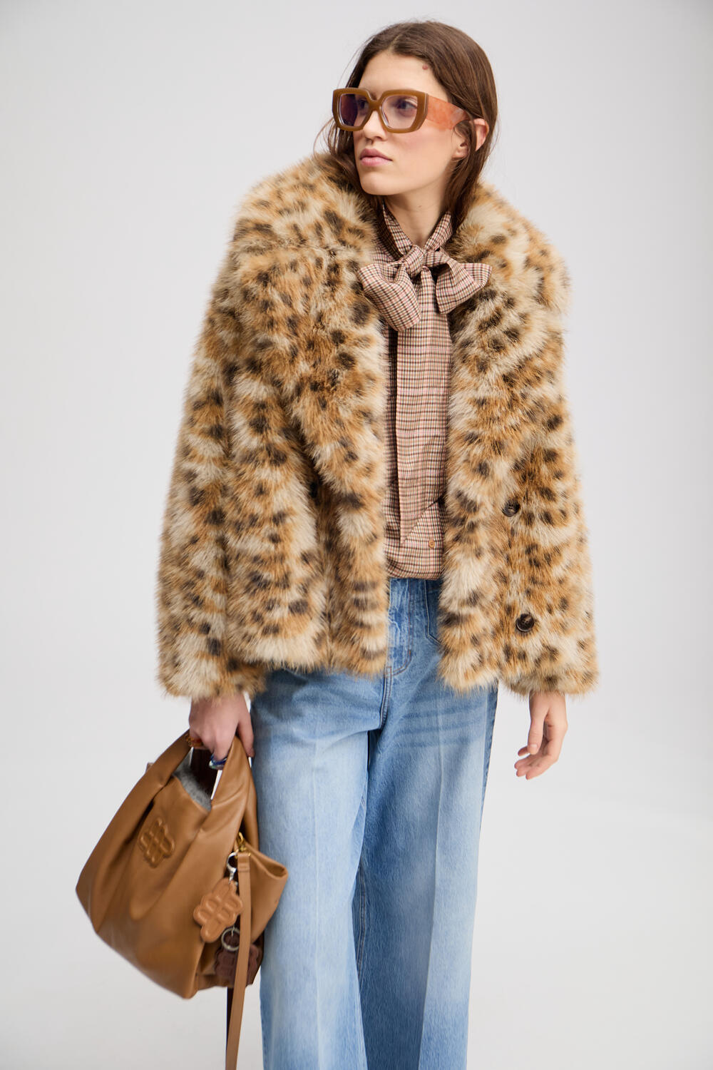 Lestine leo jakke - Camel